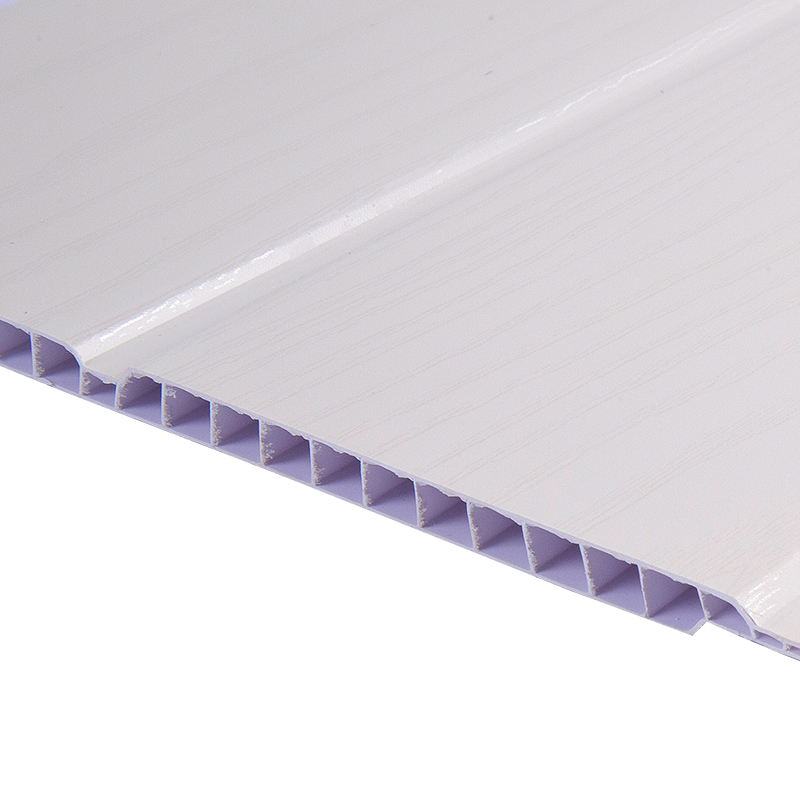 Valkoiset seinän verhouslevyt, jotka lukitsevat PVC -seinäpaneelit YXPVC208
