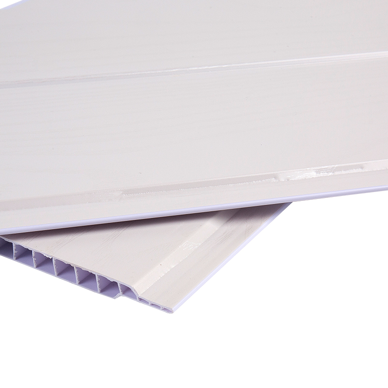 Valkoiset seinän verhouslevyt, jotka lukitsevat PVC -seinäpaneelit YXPVC208